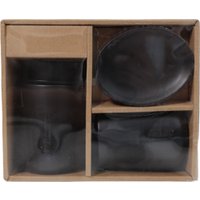 Набор аксессуаров для ванной AksHome Bao (3шт, графит) в Витебске