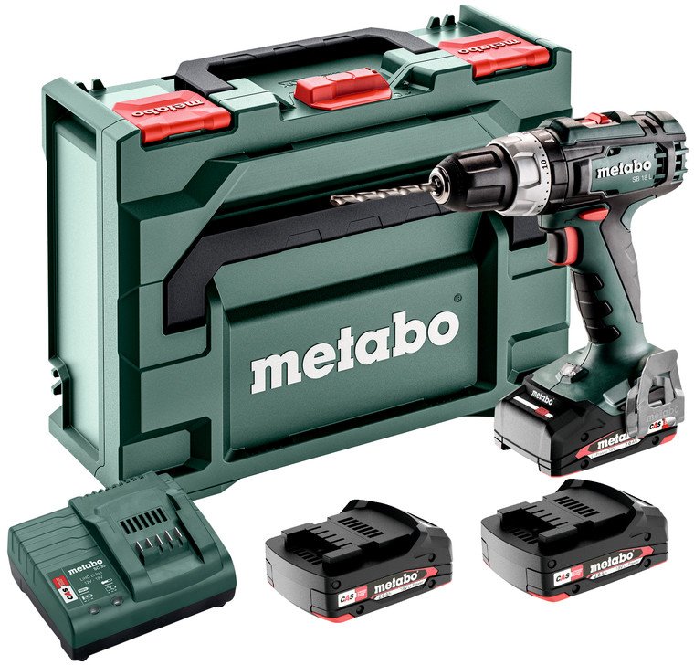 

Ударная дрель-шуруповерт Metabo SB 18 L 602317540 (с 3-мя АКБ, кейс)