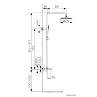 Душевая система  Kaiser Cesar 05182