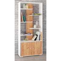 Стеллаж Тэкс Ромео-4 (белый/дуб крафт золотой)