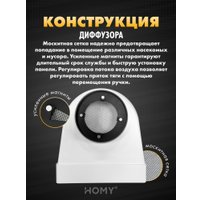 Вентиляционная решетка HOMY AO100W