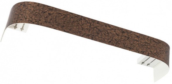 

Карниз для штор Legrand Стоун с поворотами 7см 1.6м 2р 58101276 (кварц/венге)