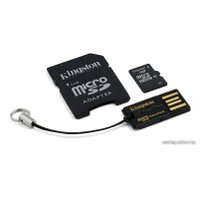 Карта памяти Kingston microSDXC (Class 10) 64GB + адаптер + карт-ридер (MBLY10G2/64GB)