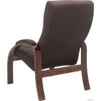 Интерьерное кресло Импэкс Leset Лион (орех текстура/малмо 28/коричневый)