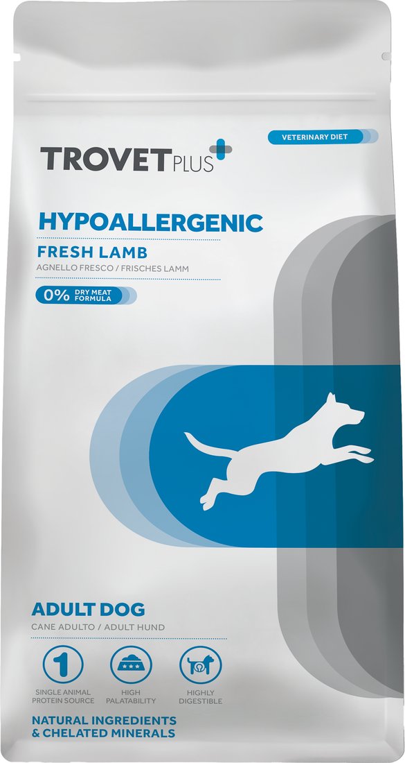 Сухой корм для собак Trovet Plus Adult Dog Hypoallergenic Fresh Lamb (10кг)