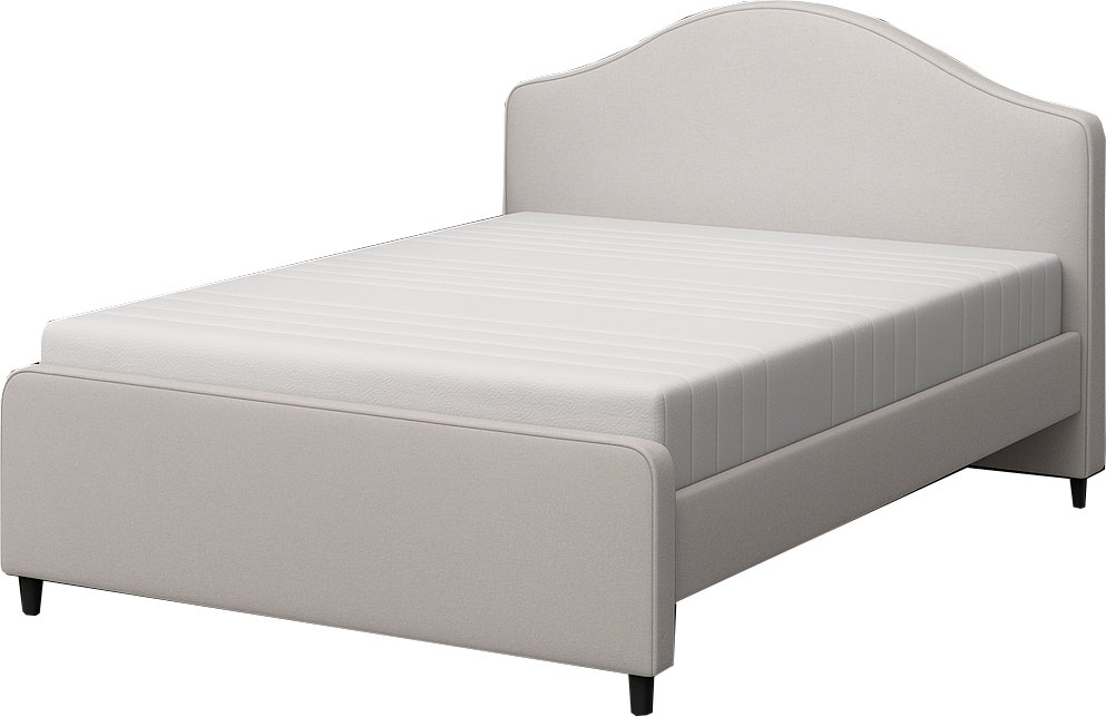 

Кровать Sonit Dana 140x200 велюр River (01 крем)