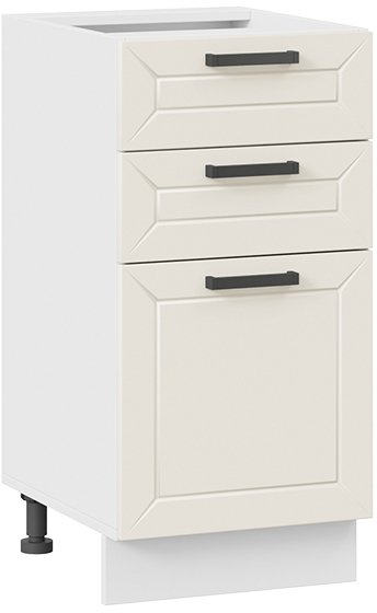 

Шкаф напольный Трия Лорас 1Н4Я3 (белый/холст брюле)