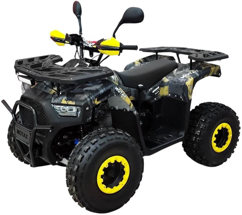 

Квадроцикл Motax Grizlik Premium 2024 (черный/желтый камуфляж)