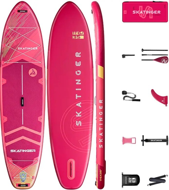 

Сапборд Skatinger Prana Red