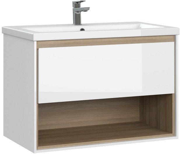 

Cersanit Тумба с умывальником Louna 80 + Moduo