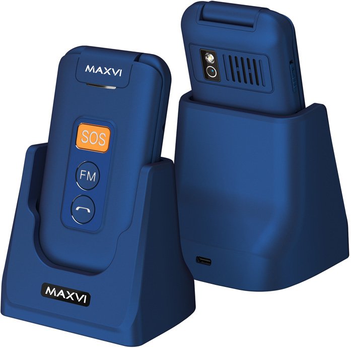 

Телефон Maxvi E5 up (синий)