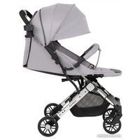 Коляска прогулочная «книга» Farfello Comfy Go Comfort CG-105 (блестящий серый)