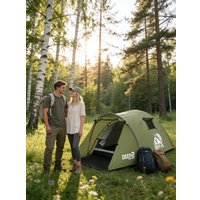 Треккинговая палатка RSP Outdoors Deep 2 (оливково-зеленый)