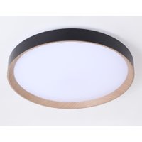 Припотолочная люстра Ambrella light Orbital FZ1326 BK/LWD (черный/светлое дерево)