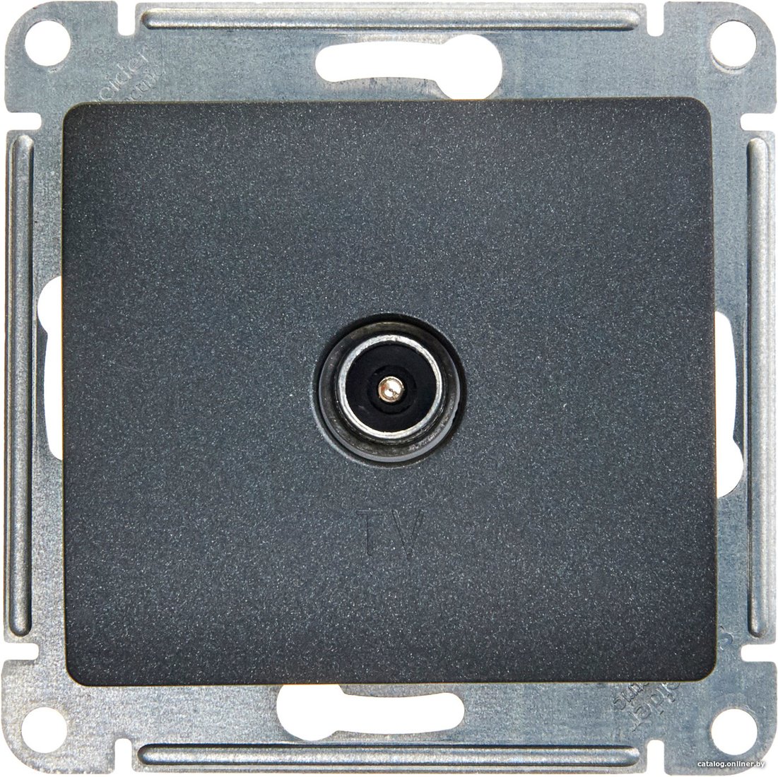 Розетка телевизионная Schneider Electric Glossa GSL000792 (антрацит)