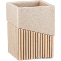 Стакан для зубной щетки и пасты Perfecto Linea 35-618301 (бежевый)