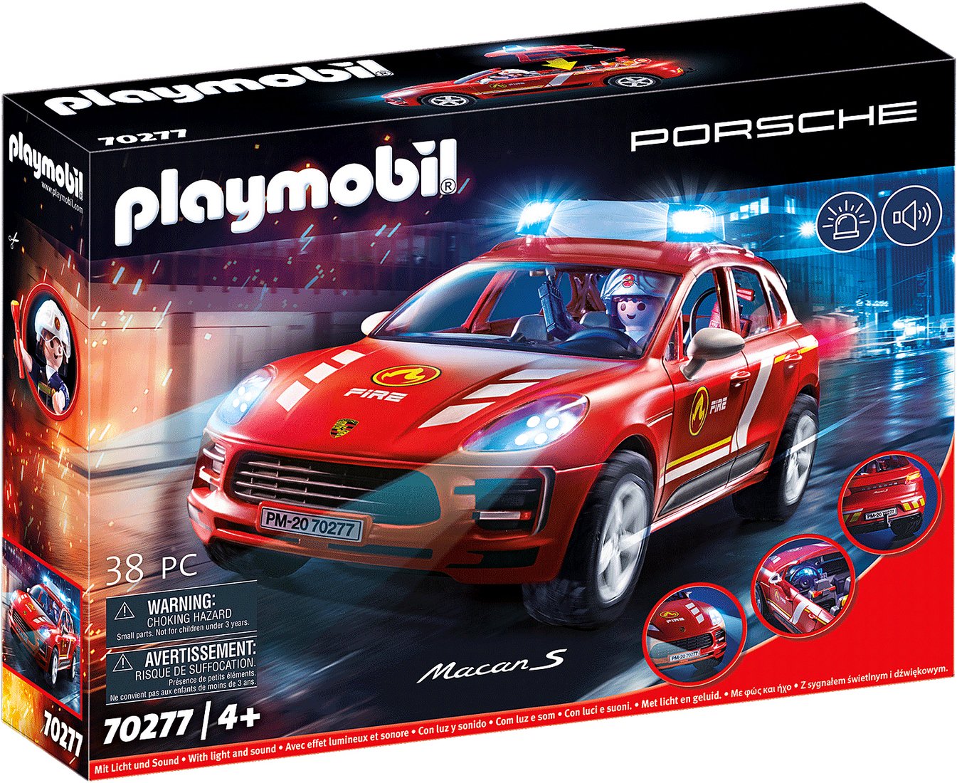 

Конструктор Playmobil PM70277 Пожарная служба Porsche Macan S