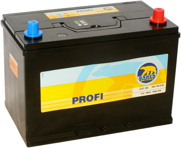 

Автомобильный аккумулятор Baren Profi 7905699 (95 А·ч)