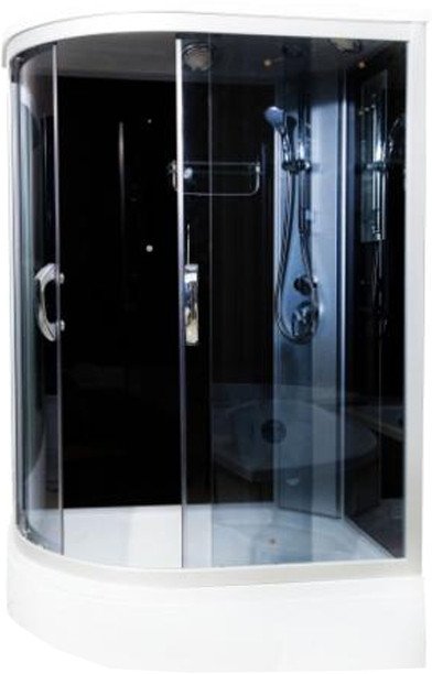 

Душевая кабина Водный мир ВМ-8824 R 80x120 (черный/тонированное стекло)