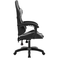 Игровое (геймерское) кресло Defender Legas (черный/белый)