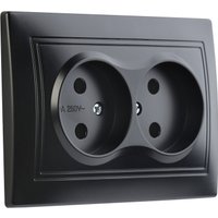 Розетка SmartBuy Венера SBE-01b-10-S2-N-c