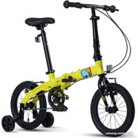 Детский велосипед Maxiscoo S007 Стандарт 2024 (желтый)