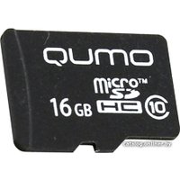 Карта памяти QUMO microSDHC QM16GMICSDHC10NA 16GB