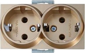 

Розетка Mutlusan Rita 2200-202-0285 (золото доре)