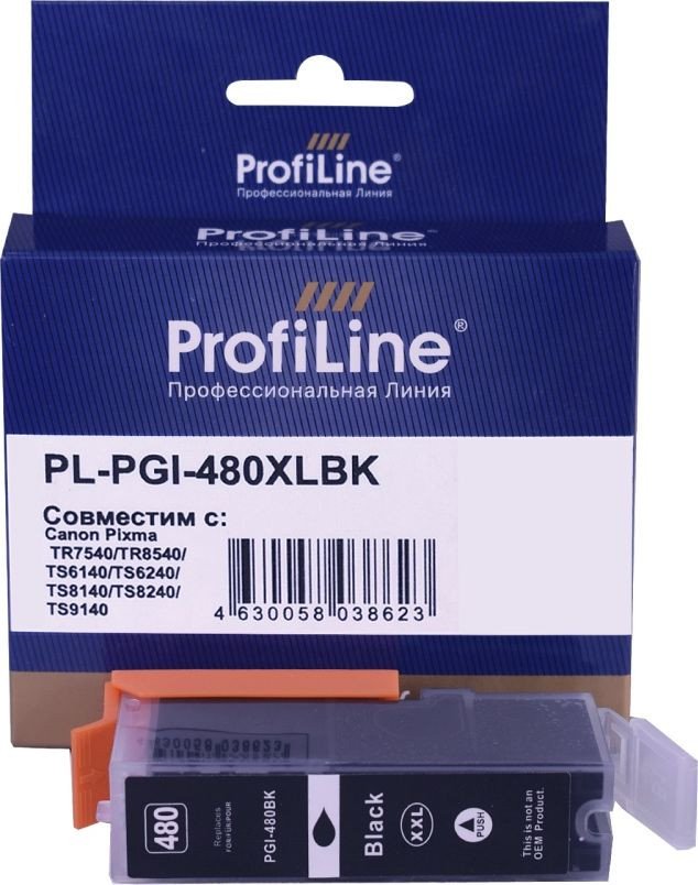 

Картридж ProfiLine PL-PGI-480XLBK (аналог Canon PGI-480XLBK_BK)