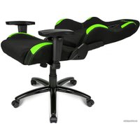 Игровое (геймерское) кресло AKRacing K7012 (черный/зеленый)