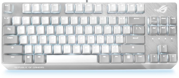 

Клавиатура ASUS ROG Strix Scope NX TKL Moonlight White (ASUS ROG NX Red)