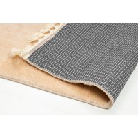 Ковер для жилой комнаты Karven Post Dokuma Sacakli 160x230 KV 035 (Cappucino/капучино)