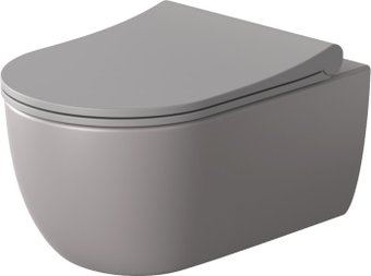 Унитаз подвесной Bocchi V-Tondo Rimless 1416-006-0129 (серый матовый) (без сиденья)