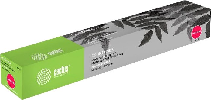 

Картридж CACTUS CS-TK8115BK (аналог Kyocera TK-8115K)