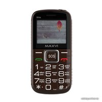 Телефон Maxvi B5ds (коричневый)