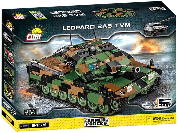 

Конструктор Cobi Armed Forces 2620 Leopard 2A5 TVM