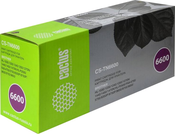 

Картридж CACTUS CS-TN6600 (аналог Brother TN-6600)