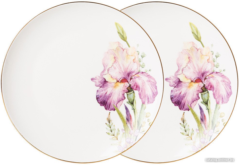 Набор тарелок Lefard Irises 590-498