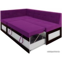 Угловой диван Мебель-АРС Нотис левый 207x82x132 (фиолетовый)