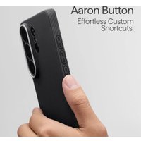 Чехол для телефона Pitaka Edge Case для Samsung Galaxy S26 Ultra (600D Black/Grey Twill Aaron Button)