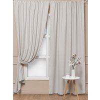 Комплект штор Amore Mio Блэкаут однотонный 6ML Milan-002 150x270 92873 (шампань)