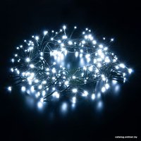 Светодиодная гирлянда Евросвет Мишура 400-004 a056072 (холодный белый)