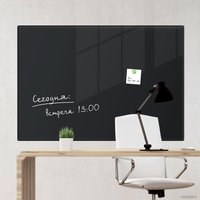 Магнитно-маркерная доска BRAUBERG стеклянная 60х90 см (черный)