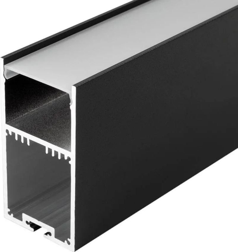 Алюминиевый профиль Arlight SL-LINE-3667-2500 BLACK+OPAL 027987
