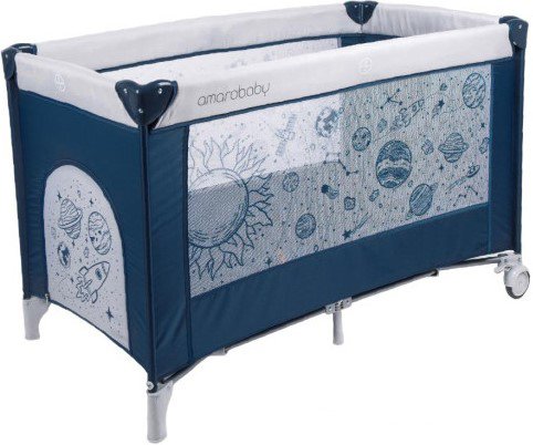 

Манеж-кровать Amarobaby Multiform Space AMARO-26MSP-Si (синий)