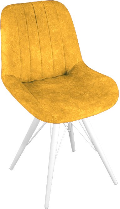 

Стул Трия Марвел К3 исп.2 (белый матовый/микровелюр Wellmart Yellow)