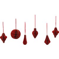 Елочная игрушка Золотая сказка 592540 (6 шт, бургунди)