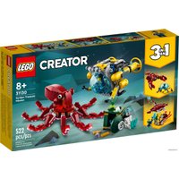 Конструктор LEGO Creator 31130 Охота за сокровищами на дне моря