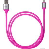 Кабель TDM Electric USB Type-A - Lightning SQ1810-0321 (1 м, розовый)