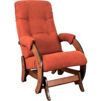 Кресло-глайдер Glider Модель 68 (кирпично-красный/орех антик)